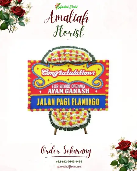 Sewa Papan Bunga Bergolo